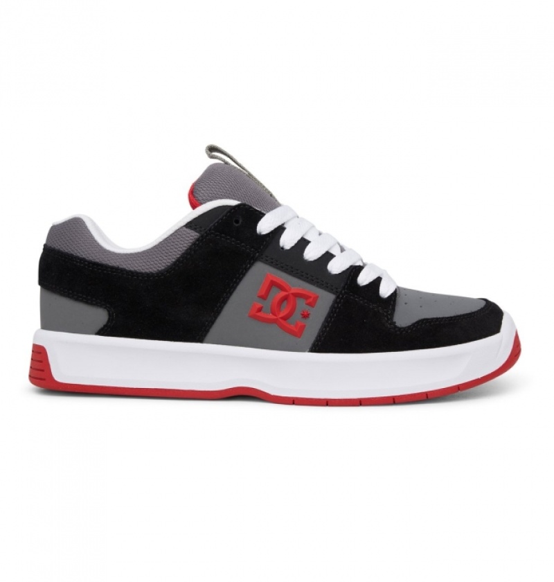 Chaussure Skate DC Lynx Zero Noir Grise Rouge Homme | IZN-4865343