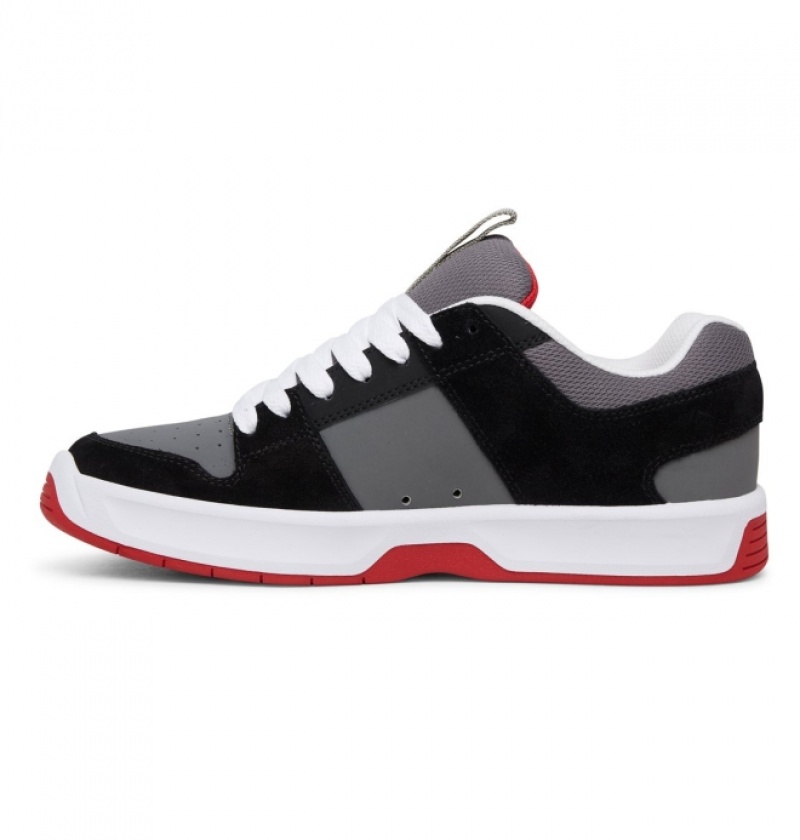 Chaussure Skate DC Lynx Zero Noir Grise Rouge Homme | IZN-4865343