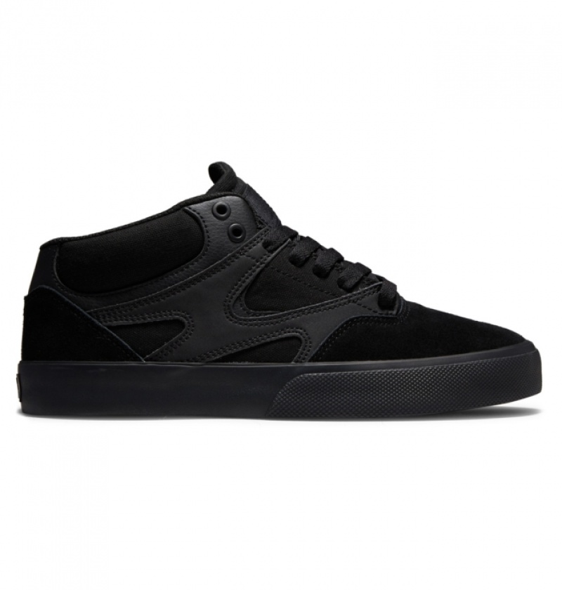 Chaussure Skate DC Kalis Vulc MID Mid-Top Noir Homme | LFY-5056719