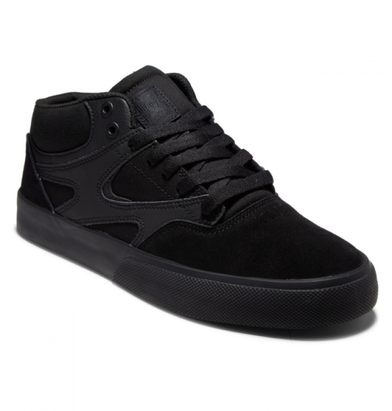 Chaussure Skate DC Kalis Vulc MID Mid-Top Noir Homme | LFY-5056719