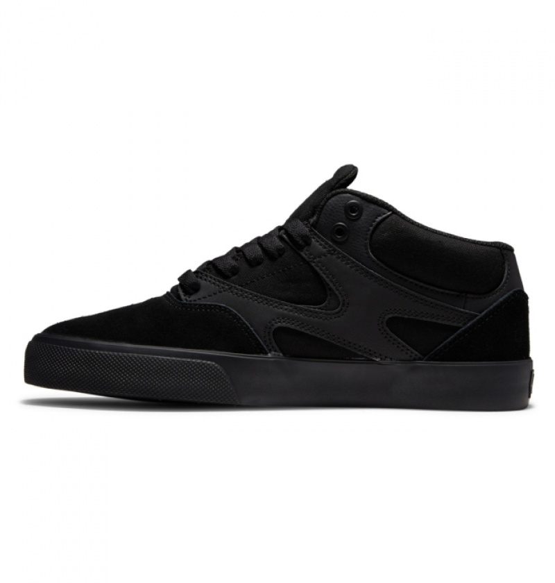 Chaussure Skate DC Kalis Vulc MID Mid-Top Noir Homme | LFY-5056719