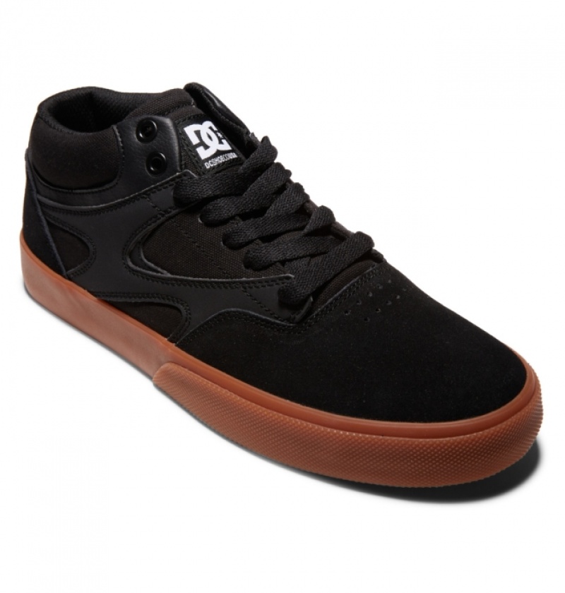 Chaussure Skate DC Kalis Vulc MID Mid-Top Noir Homme | BXE-8196062