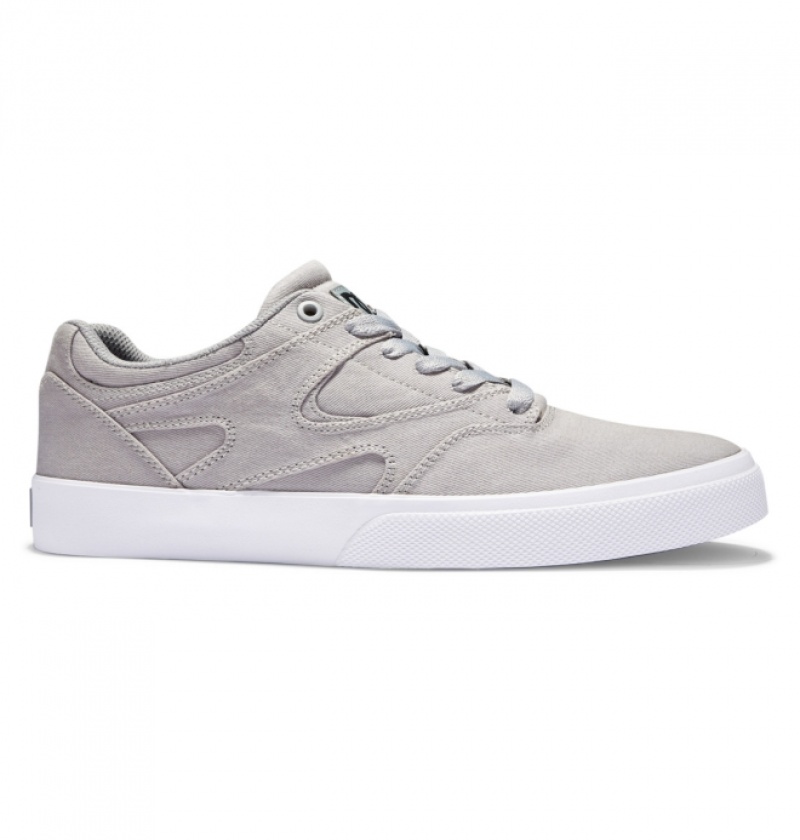 Chaussure Skate DC Kalis Vulc Grise Homme | QNN-2746301