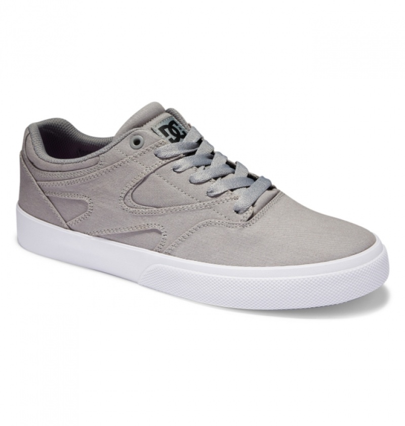 Chaussure Skate DC Kalis Vulc Grise Homme | QNN-2746301