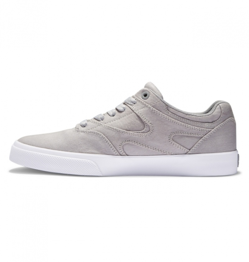 Chaussure Skate DC Kalis Vulc Grise Homme | QNN-2746301