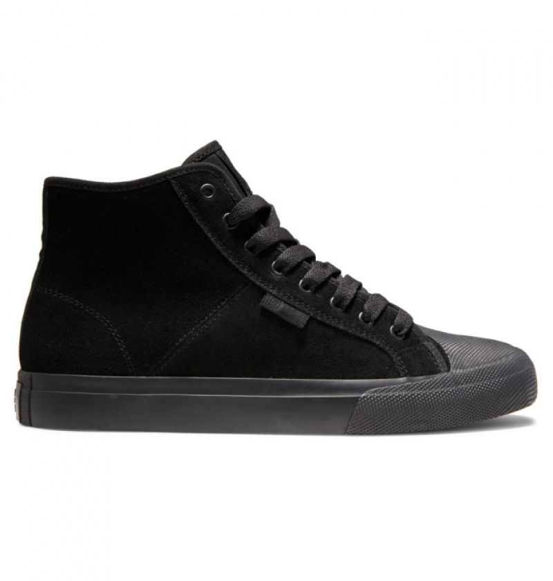 Chaussure Skate DC Manual Hi RT High Top Noir Homme | HFC-1623662