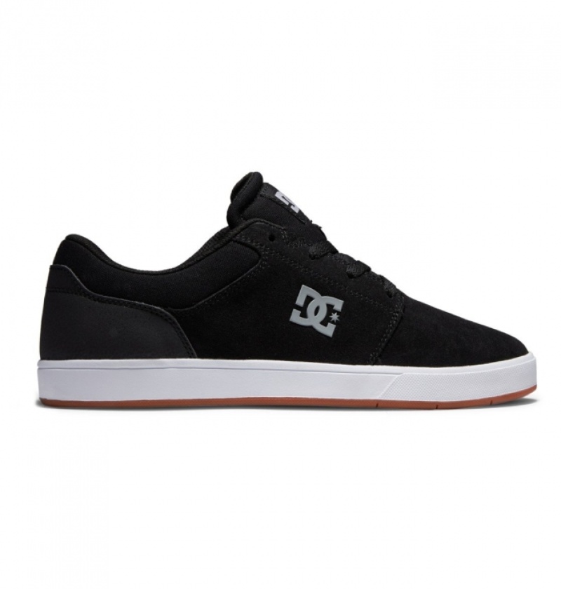 Chaussure Skate DC Crisis 2 Noir Blanche Homme | QYH-1963705