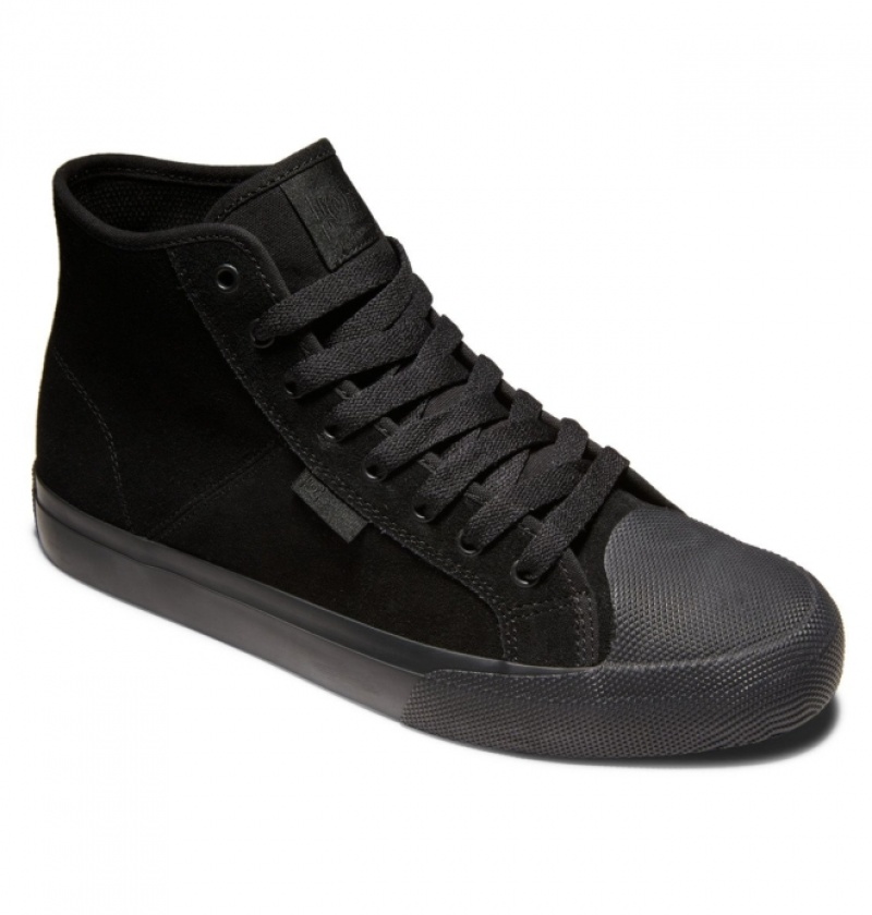 Chaussure Skate DC Manual Hi RT High Top Noir Homme | HFC-1623662