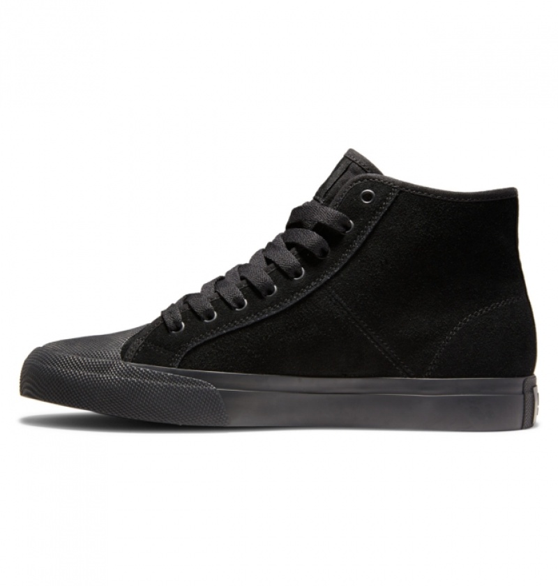 Chaussure Skate DC Manual Hi RT High Top Noir Homme | HFC-1623662