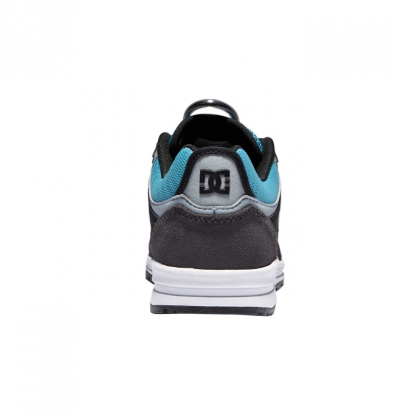 Chaussure Skate DC Kalis Lite Noir Grise Bleu Homme | CWL-0976054