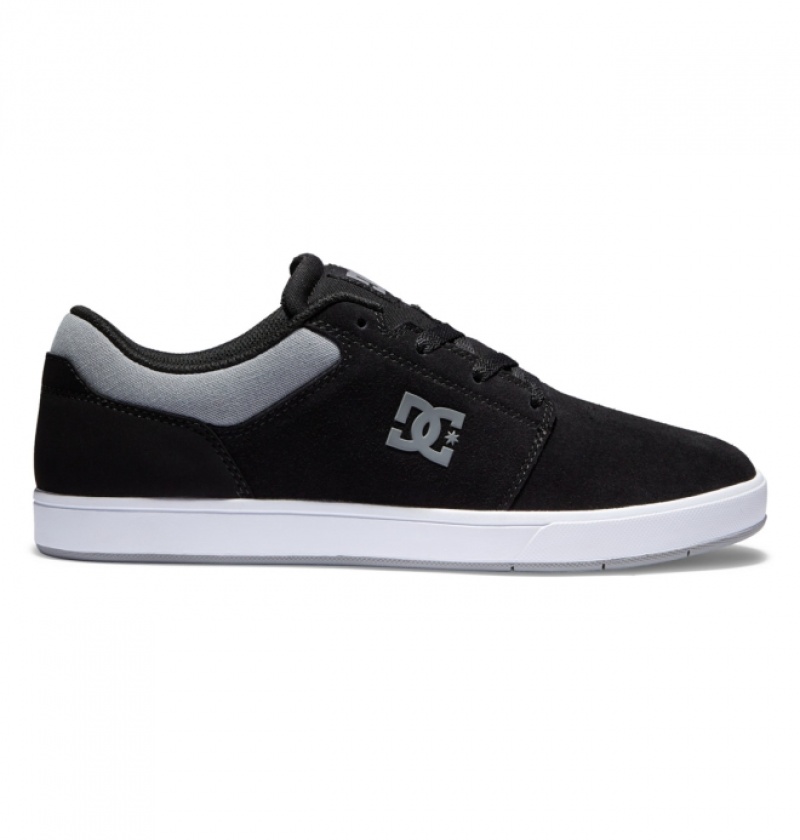 Chaussure Skate DC Crisis 2 Noir Grise Homme | OOU-4428125