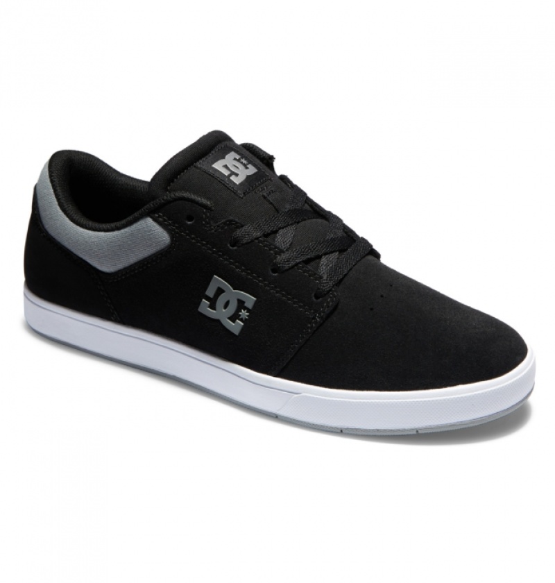 Chaussure Skate DC Crisis 2 Noir Grise Homme | OOU-4428125