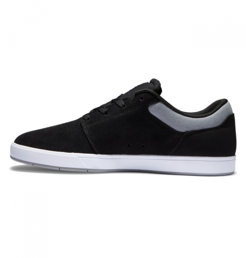 Chaussure Skate DC Crisis 2 Noir Grise Homme | OOU-4428125