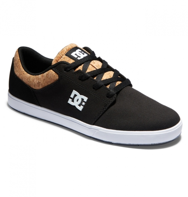 Chaussure Skate DC Crisis 2 Noir Marron Homme | RQO-8230501