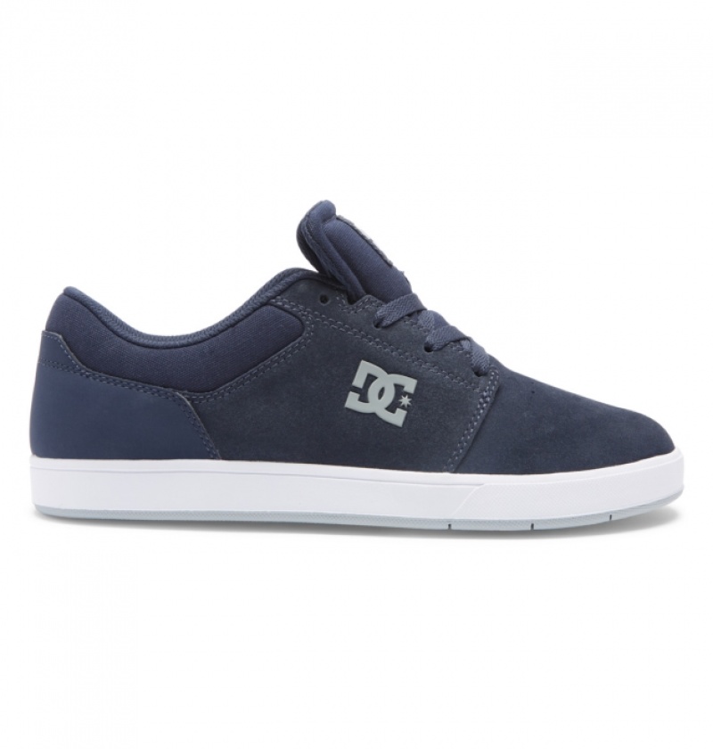 Chaussure Skate DC Crisis 2 Bleu Marine Grise Homme | AEY-3361561