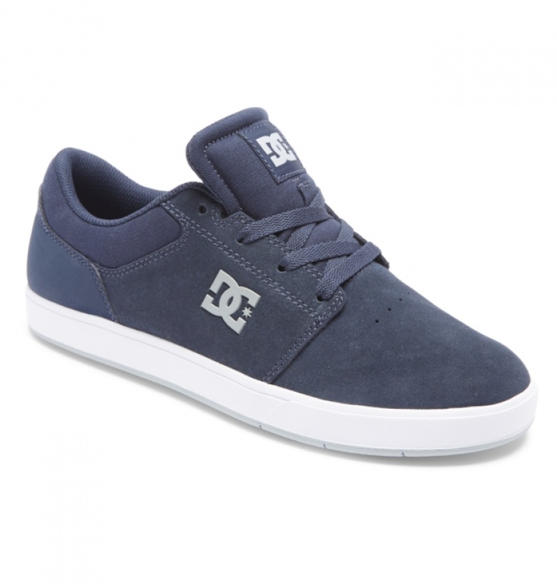 Chaussure Skate DC Crisis 2 Bleu Marine Grise Homme | AEY-3361561