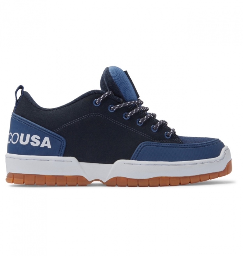 Chaussure Skate DC Cafe x DC Clocker 2 Bleu Marine Homme | QXO-6298553