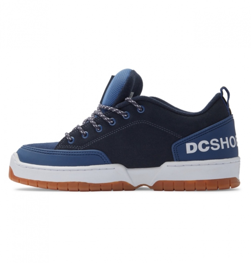 Chaussure Skate DC Cafe x DC Clocker 2 Bleu Marine Homme | QXO-6298553