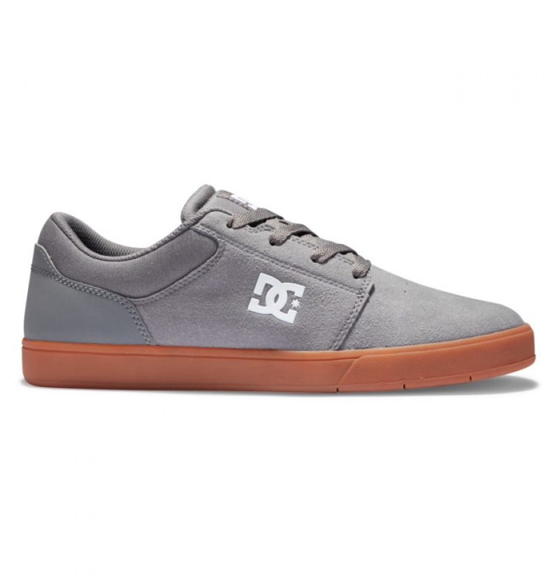 Chaussure Skate DC Crisis 2 Daim Grise Homme | CFN-4894449