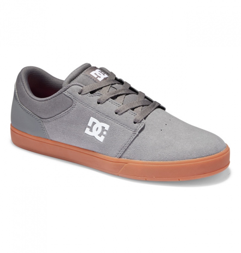 Chaussure Skate DC Crisis 2 Daim Grise Homme | CFN-4894449