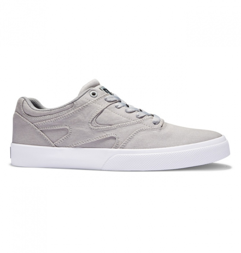 Chaussure Skate DC Kalis Vulc Grise Homme | NEQ-6137985