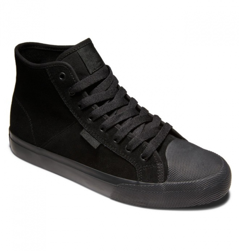 Chaussure Skate DC Manual Hi RT High Tops Noir Homme | XTS-5929774