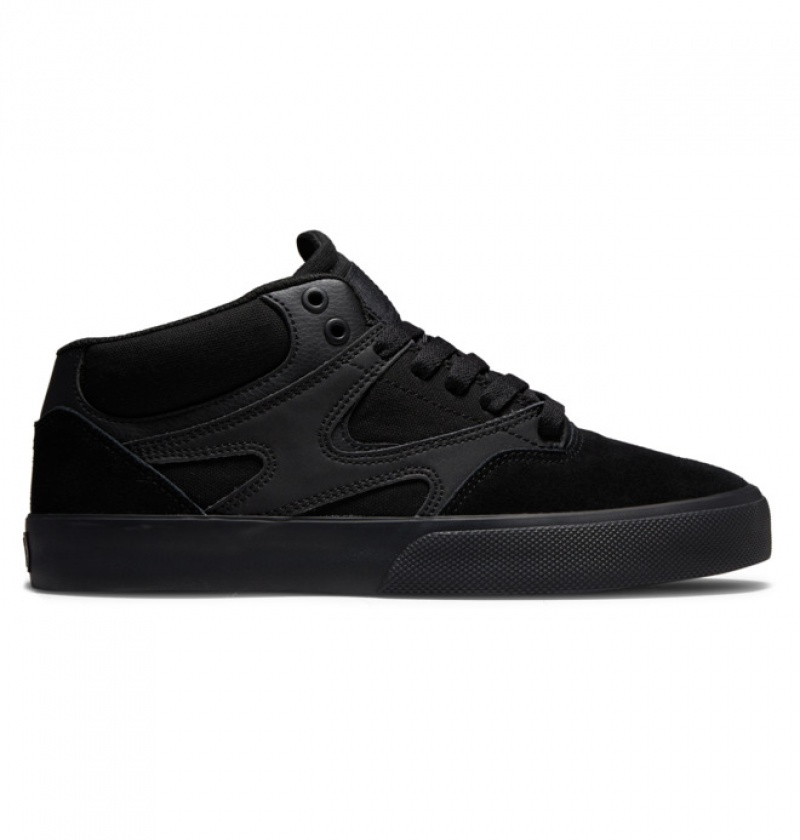 Chaussure Skate DC Kalis Vulc MID Noir Homme | FFB-8172678