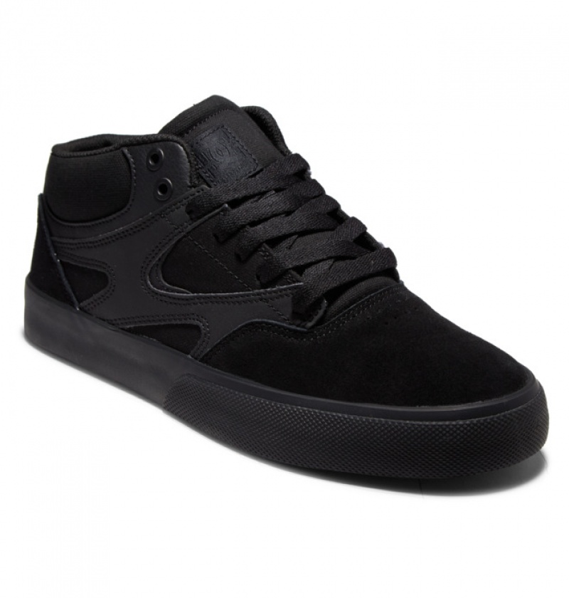 Chaussure Skate DC Kalis Vulc MID Noir Homme | FFB-8172678