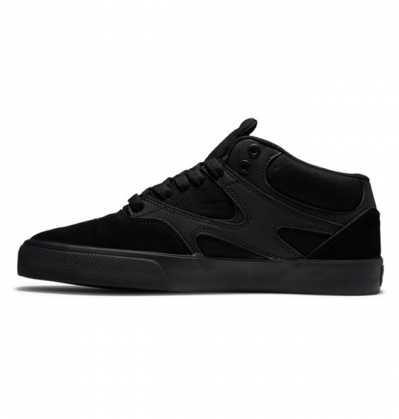 Chaussure Skate DC Kalis Vulc MID Noir Homme | FFB-8172678