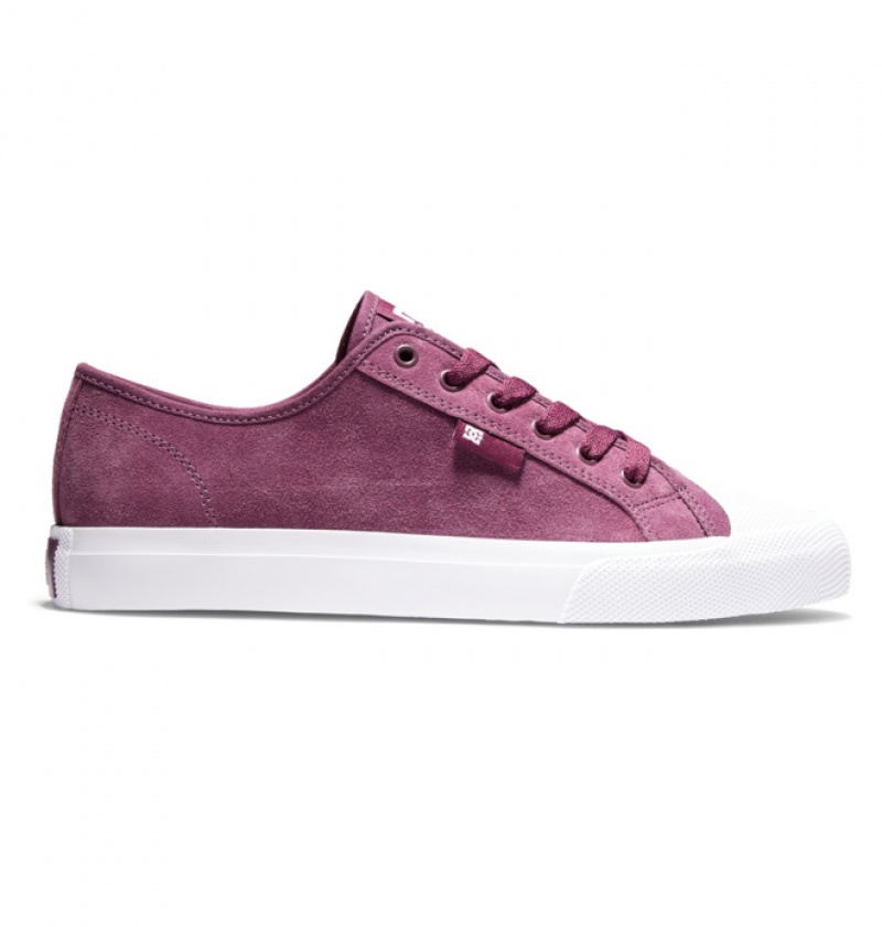 Chaussure Skate DC Manual RT S Daim Violette Homme | KUP-2260076