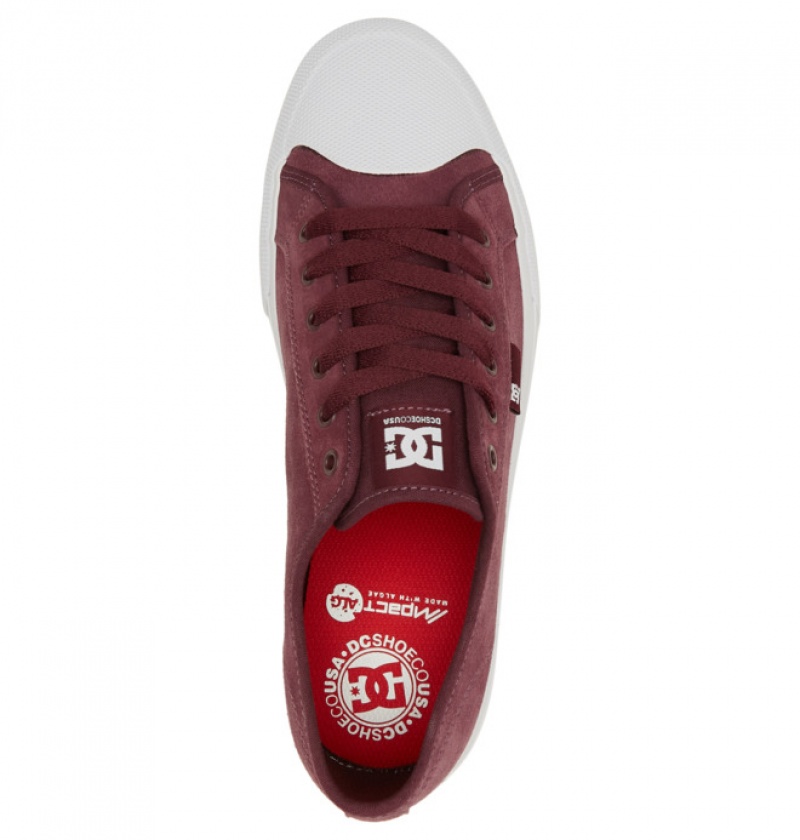 Chaussure Skate DC Manual RT S Daim Violette Homme | KUP-2260076