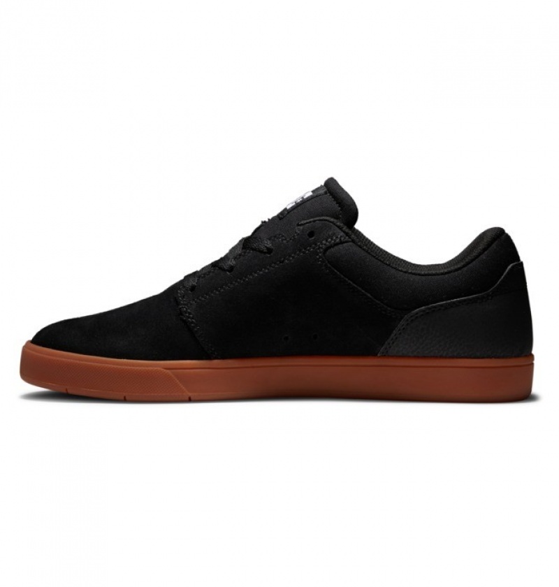 Chaussure Skate DC Crisis 2 Daim Noir Homme | WSV-9180477