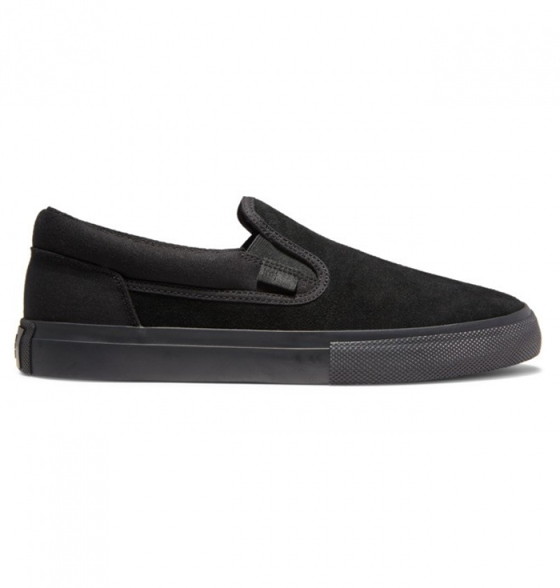 Chaussure Skate DC Manual Slip On Noir Homme | MAS-7365020