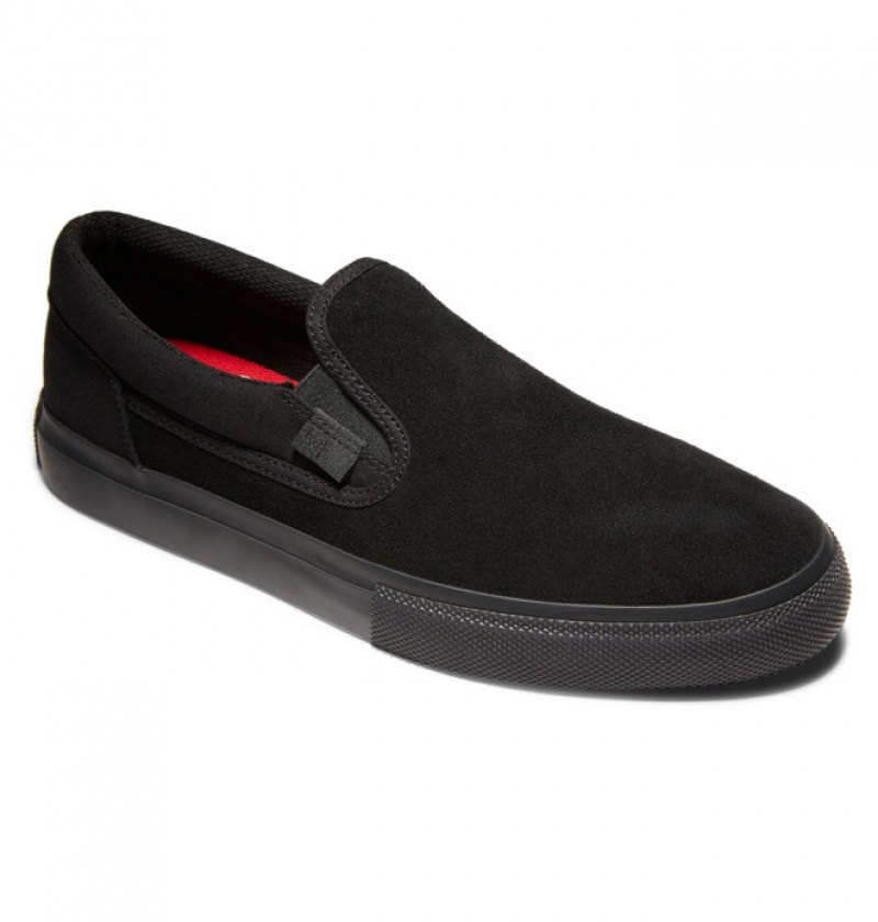 Chaussure Skate DC Manual Slip On Noir Homme | MAS-7365020