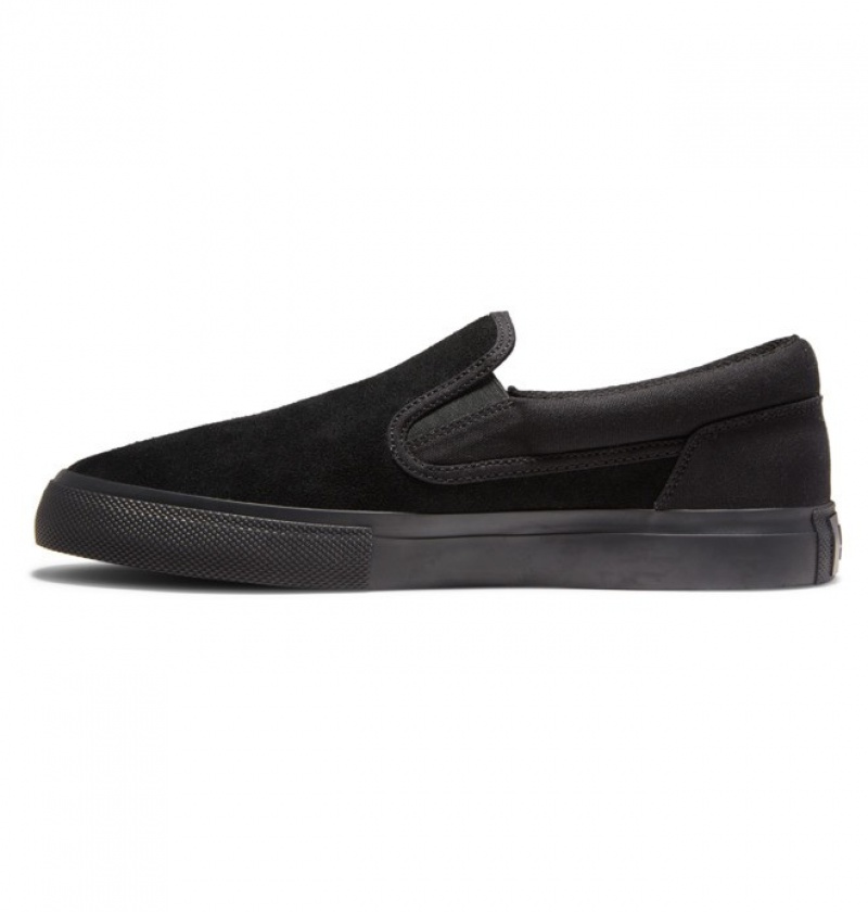 Chaussure Skate DC Manual Slip On Noir Homme | MAS-7365020