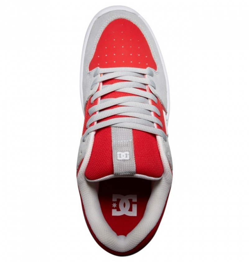 Chaussure Skate DC Lynx Zero Grise Rouge Homme | OLY-2763889