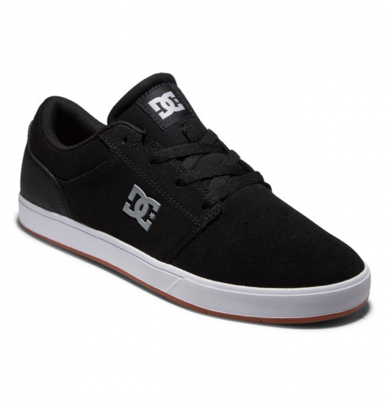 Chaussure Skate DC Crisis 2 Noir Blanche Homme | RWH-9259665