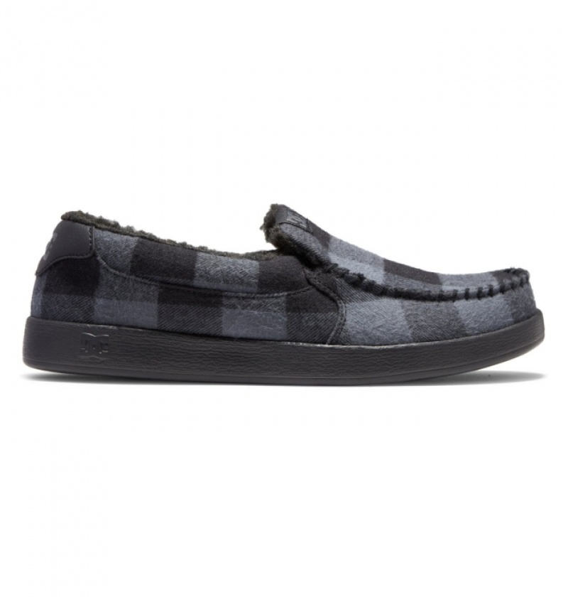 Mocassin DC Villainized Noir Grise Homme | JDJ-7450843