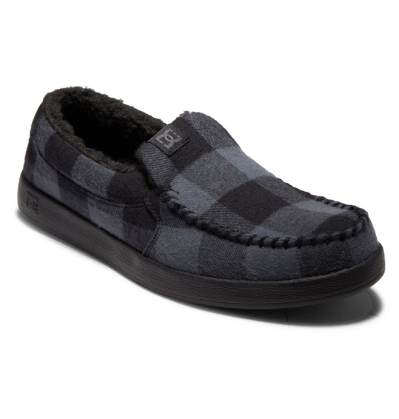 Mocassin DC Villainized Noir Grise Homme | JDJ-7450843