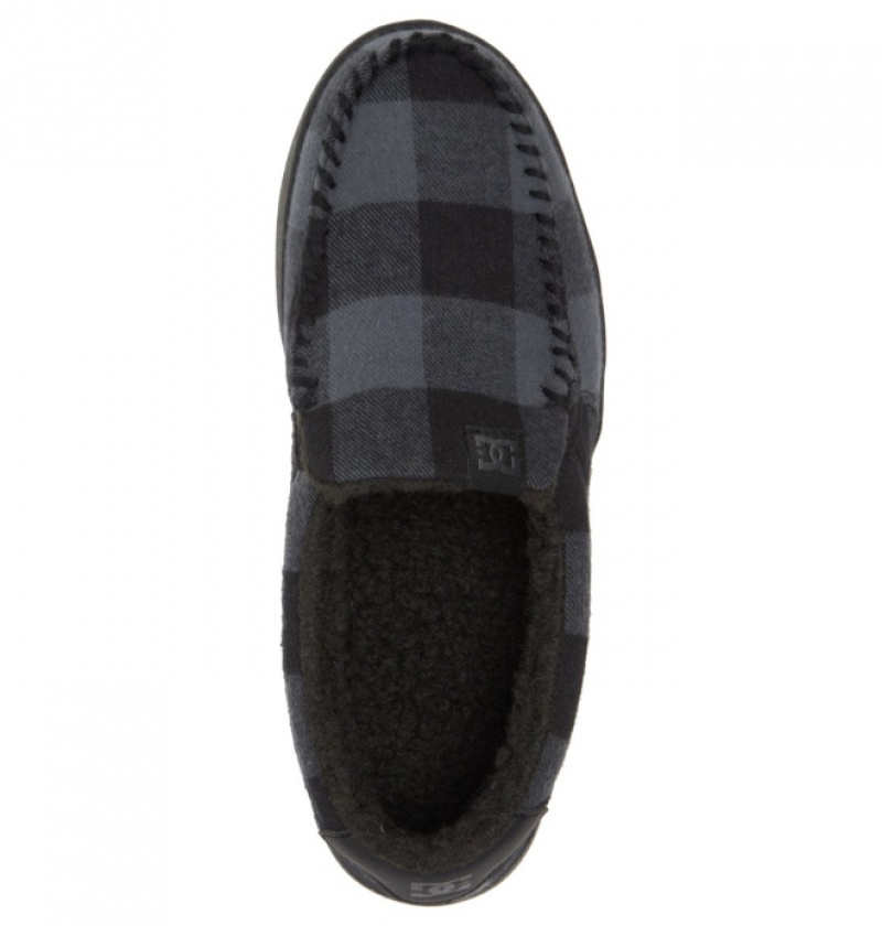 Mocassin DC Villainized Noir Grise Homme | JDJ-7450843