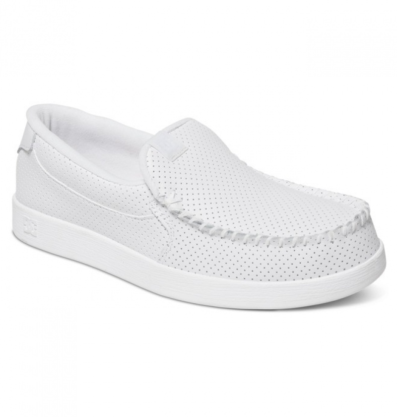 Mocassin DC Villain Blanche Homme | EUT-3757613