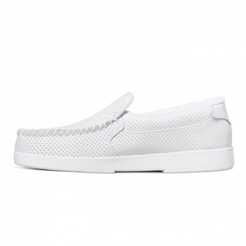 Mocassin DC Villain Blanche Homme | EUT-3757613