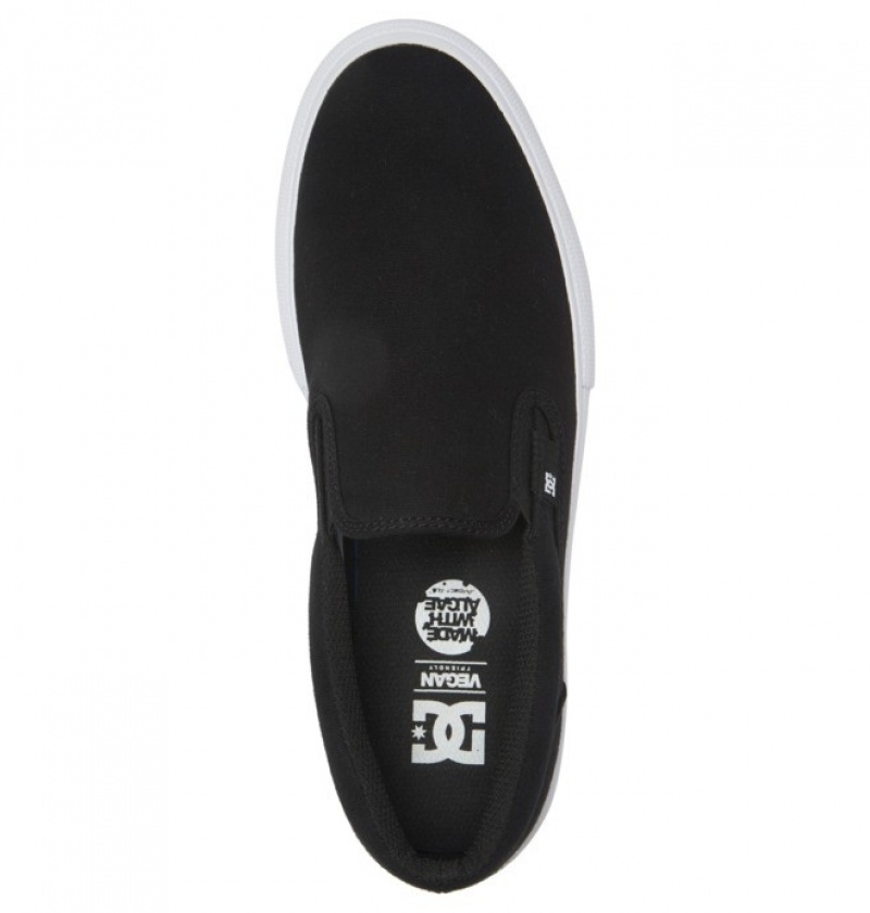 Mocassin DC Manual Noir Blanche Homme | QQR-0322867