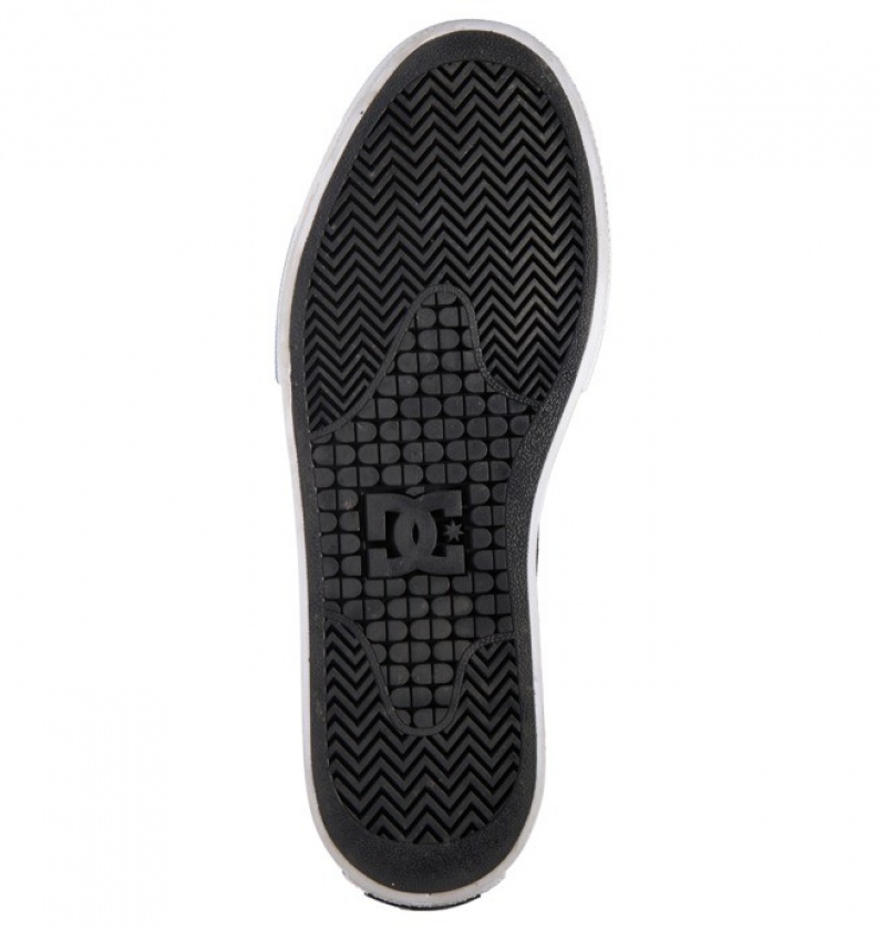 Mocassin DC Manual Noir Blanche Homme | QQR-0322867