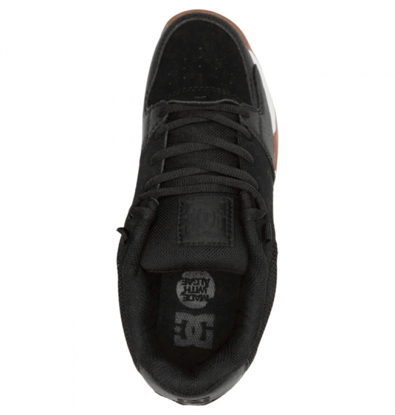 Basket DC Versatile Noir Blanche Homme | IRD-0657564