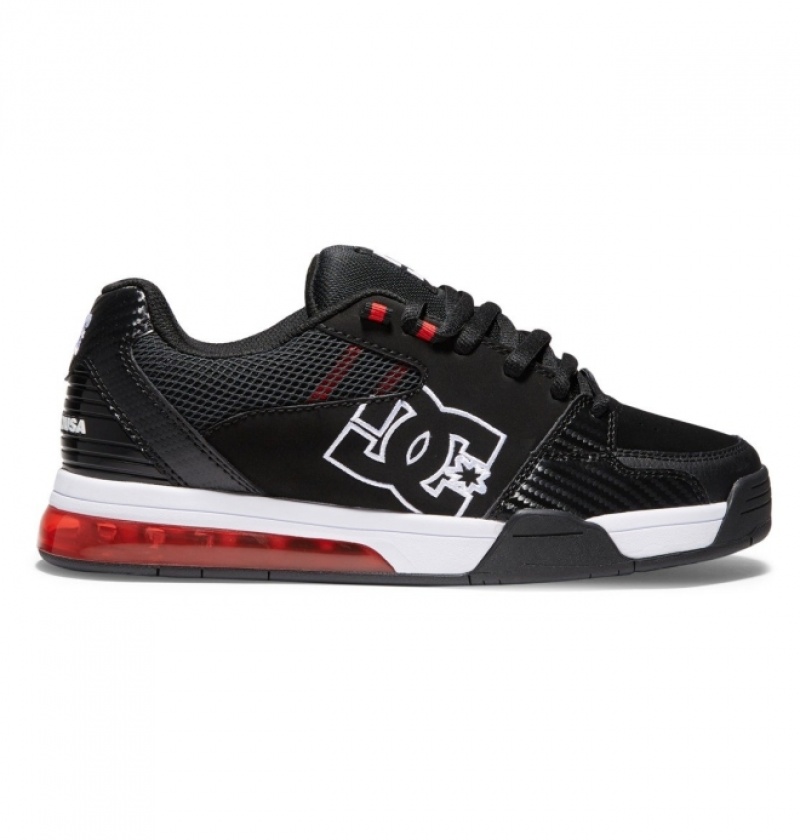 Basket DC Versatile Noir Blanche Rouge Homme | LOS-5219937