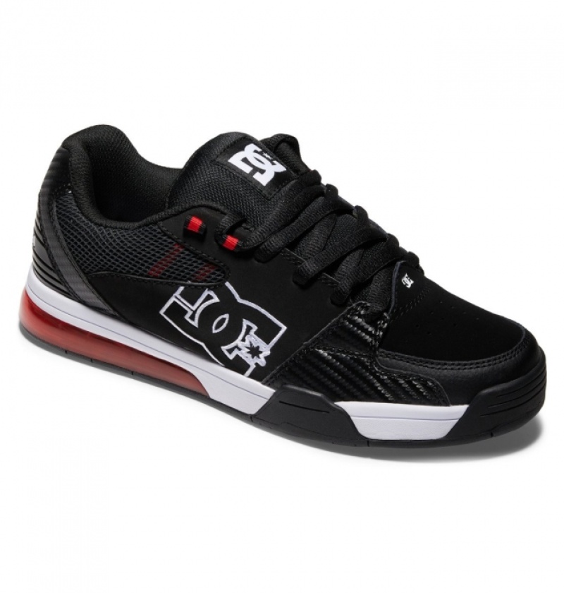 Basket DC Versatile Noir Blanche Rouge Homme | LOS-5219937