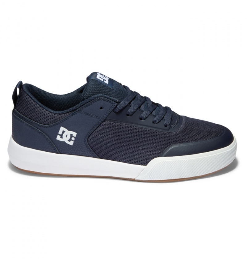 Basket DC Transit Bleu Blanche Homme | VMD-1944864