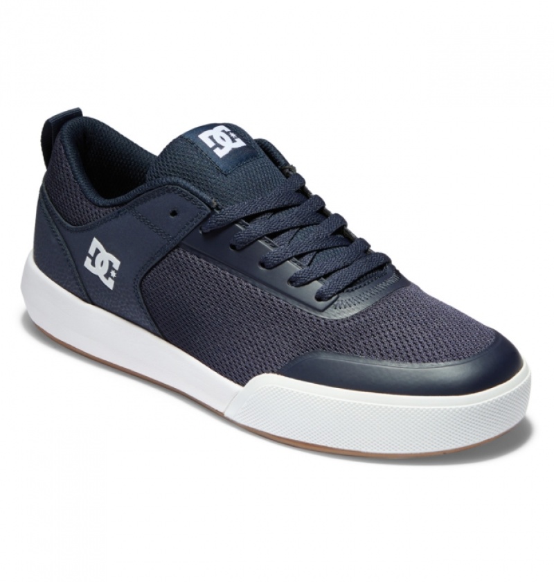 Basket DC Transit Bleu Blanche Homme | VMD-1944864