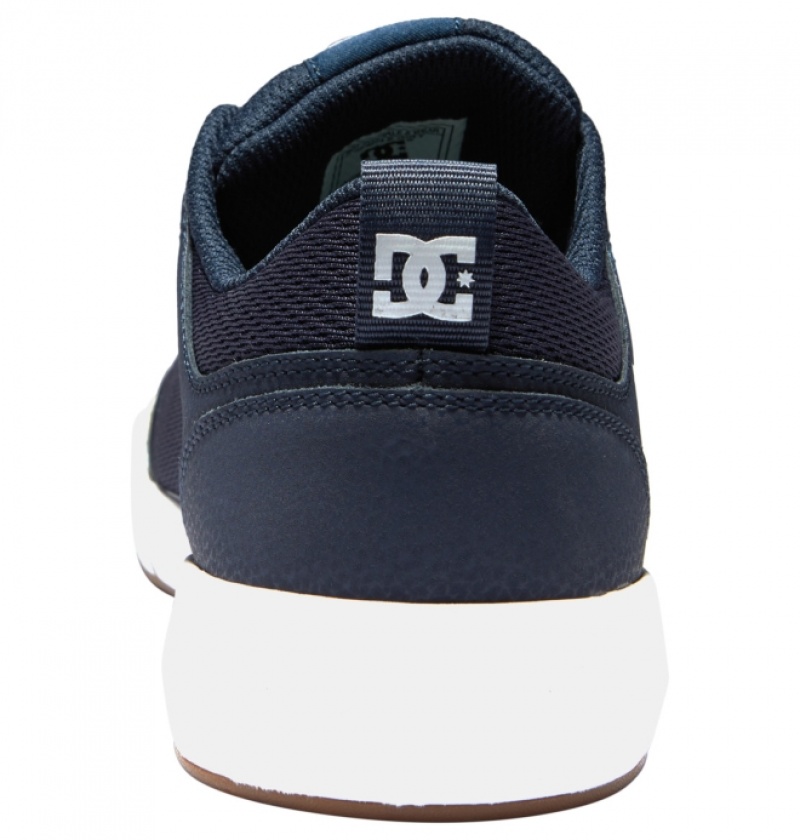 Basket DC Transit Bleu Blanche Homme | VMD-1944864